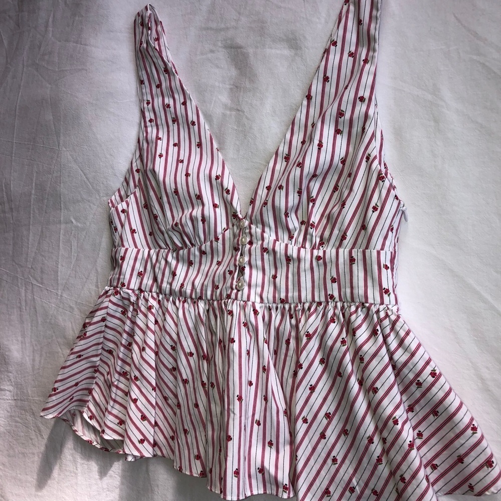 Zara Peplum Tank Top